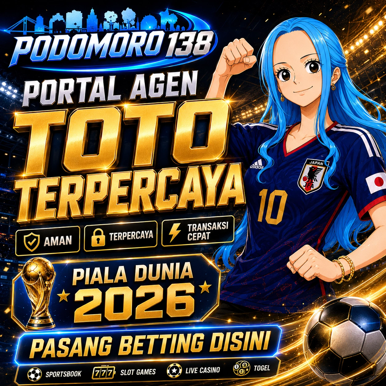 TOTO 4D ♨️ SITUS TOTO Menarique dan Toto Togel Gacor Podomoro138 Resmi Terpercaya Situs Podomoro138